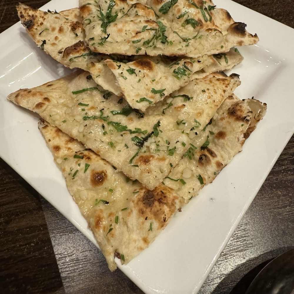 Yantra Kitchen - Garlic Naan - Indian Near Me - Artesia, California