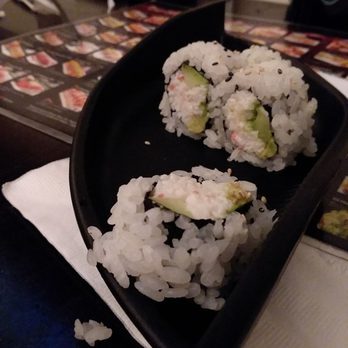 Tokyo Garden - Patches of rice missing and falling apart when picked up - Sushi Bars Near Me - Downey, California