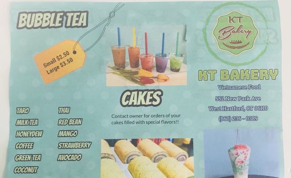 Menu photo 4 KT Bakery West Hartford, CT Menu photo 4 KT Bakery West Hartford, CT