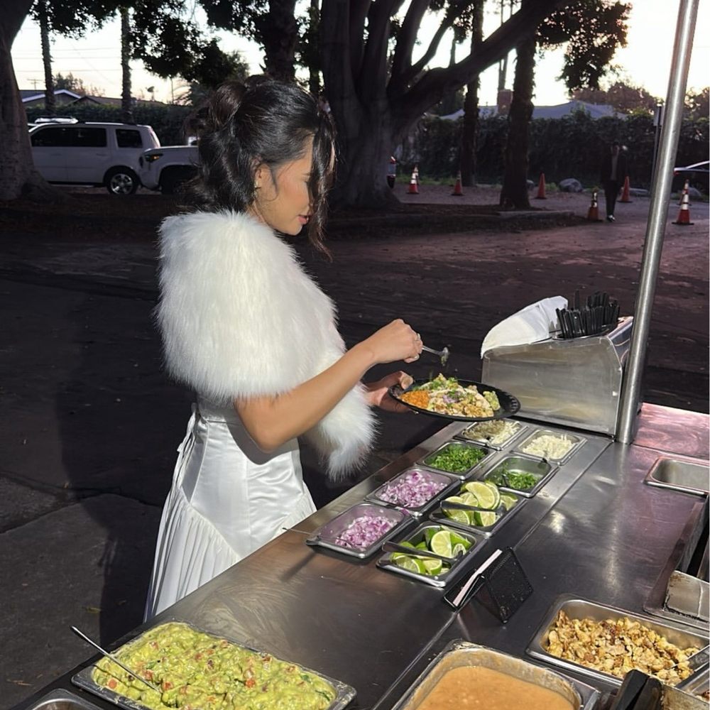 First in line!! Wish I had more photos of the amazing food...