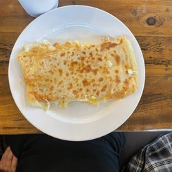 St George Taco Truck & Kitchen - This is a 1/4 of the cheese quesadilla