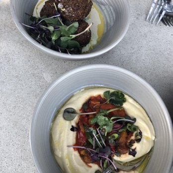 Aba - Spicy hummus and green falafel - Mediterranean Near Me - Chicago, Illinois