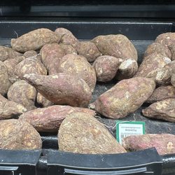 Price Chopper - I really can't believe they're trying to sell these half rotten sweet potatoes  ugh!