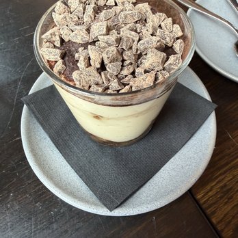 BOSA Food & Drink - Modern interpret of Tiramisu. Light on the cake, heavy on the cream. - Italian Near Me - Bend, Oregon BOSA Food & Drink - Modern interpret of Tiramisu. Light on the cake, heavy on the cream. - Italian Near Me - Bend, Oregon