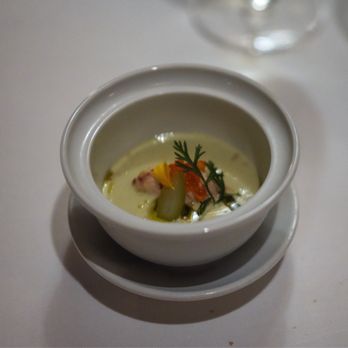 La Mer - Cold soup with lobster pure - French Near Me - Honolulu, Hawaii