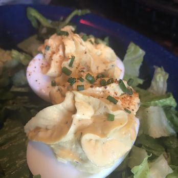 Dinosaur Bar-B-Que - Creole Spiced Deviled Eggs - Barbeque Near Me - Syracuse, New York Dinosaur Bar-B-Que - Creole Spiced Deviled Eggs - Barbeque Near Me - Syracuse, New York