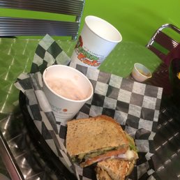 Eggplant mushroom sandwich with yogurt parfait Eggplant mushroom sandwich with yogurt parfait