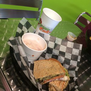 Clean Eatz - Raleigh - Eggplant mushroom sandwich with yogurt parfait - Burgers Near Me - Raleigh, North Carolina Clean Eatz - Raleigh - Eggplant mushroom sandwich with yogurt parfait - Burgers Near Me - Raleigh, North Carolina