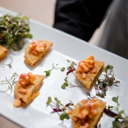 CJ's Off the Square - Fried green tomato appetizers