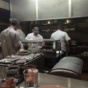 Salt New American Table - The crew at work and what was left of the tobacco creme brûlée - New American Near Me - McAllen, Texas
