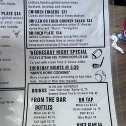 The Sports Center - New menu June 2025