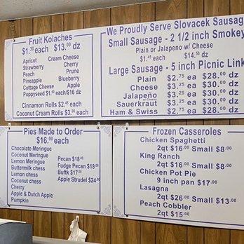 Kolache Kitchen - Menu and prices - Bakeries Near Me - Temple, Texas