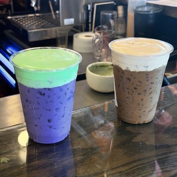 Egg and CaPhe - Ube latte with pandan topping, Vietnamese latte - Cafes Near Me - Oklahoma City, Oklahoma Egg and CaPhe - Ube latte with pandan topping, Vietnamese latte - Cafes Near Me - Oklahoma City, Oklahoma