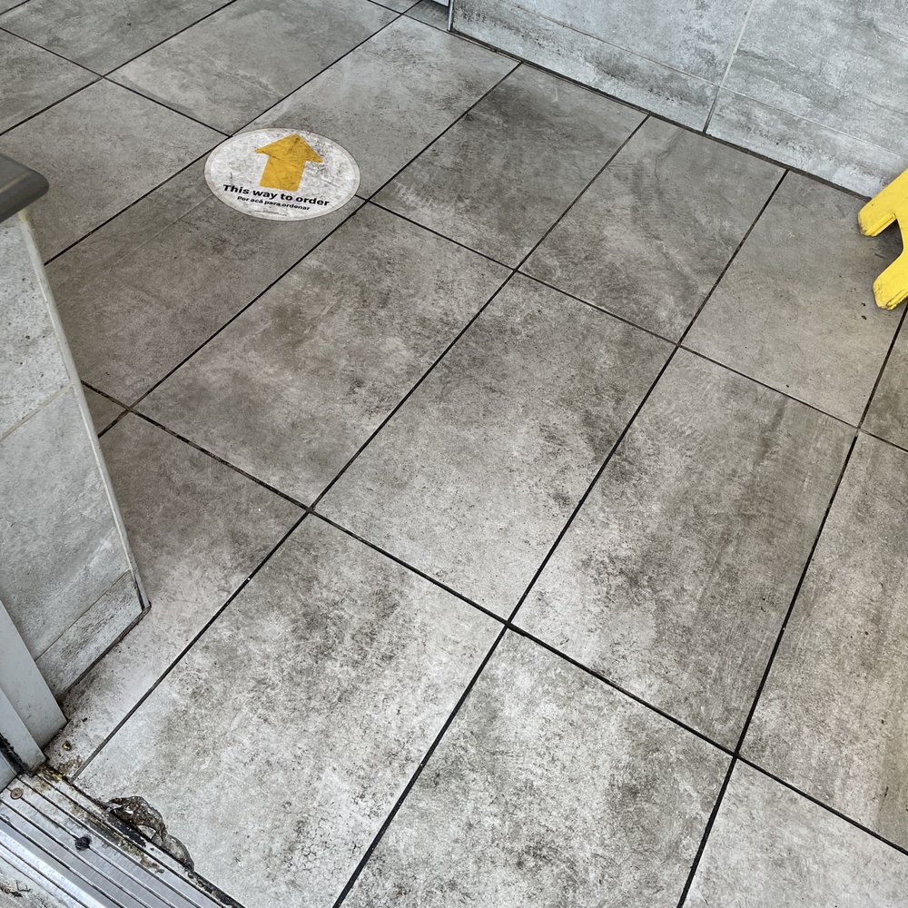 Floor was sticky and disgusting. Floor was sticky and disgusting.