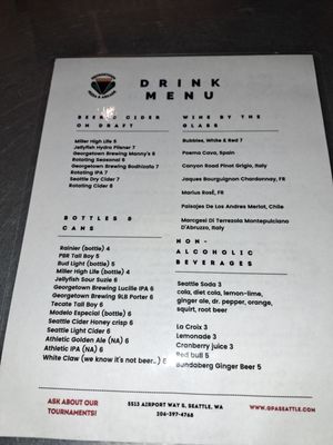 Menu photo 5 Georgetown Pizza & Arcade Seattle, WA Menu photo 5 Georgetown Pizza & Arcade Seattle, WA