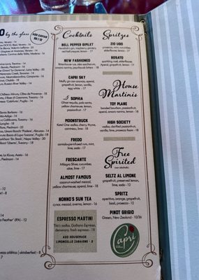 Menu photo 2 Capri Boston, MA