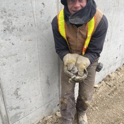 Evolution Plumbing and Heating - Owner noticed a baby bunny where construction danger and was placed back with momma in the park
