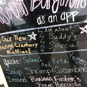 Another Broken Egg Cafe - Today's special board with beignets and Bananas Foster - Breakfast & Brunch Near Me - Huntsville, Alabama Another Broken Egg Cafe - Today's special board with beignets and Bananas Foster - Breakfast & Brunch Near Me - Huntsville, Alabama