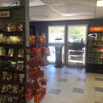 Elevate Cafe - Looking out into the cafe from the video rental part of the store - Cafes Near Me - Old Orchard Beach, Maine