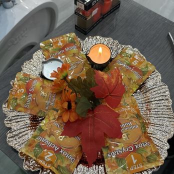 Ann’s Spa & Nails - Mango citrus pedicure items and two orange nail polishes - Nail Salons Near Me - Lutz, Florida Ann’s Spa & Nails - Mango citrus pedicure items and two orange nail polishes - Nail Salons Near Me - Lutz, Florida