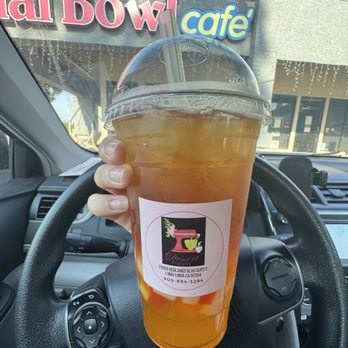 Dessert Anatomy - peach tea - Desserts Near Me - LOMA LINDA, California