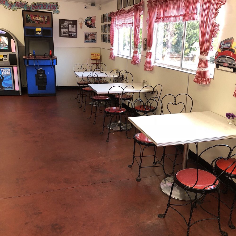 Dudes Drive Inn - Inside seating - Fast Food Near Me - Redding, California