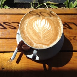 House made Macchiato chocolate and a luxurious latte!