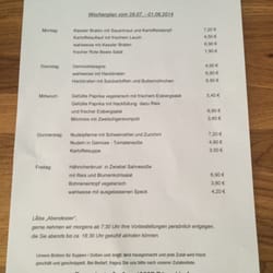 Stielmus - Habe vor lauter Hunger vergessen habe ein Foto vom Essen zu machen... Hier ist zumindest ein Blick in die aktuelle Wochenkarte:)