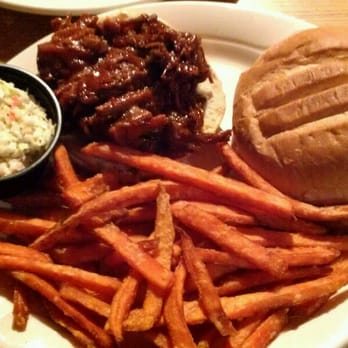 The Rack BBQ - Beef Brisket Sandwich ($9.95) - Barbeque Near Me - Carrabassett Valley, Maine