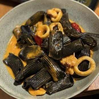 Bucatini Caffe - Squid ink rigatoni - Italian Near Me - Philadelphia, Pennsylvania Bucatini Caffe - Squid ink rigatoni - Italian Near Me - Philadelphia, Pennsylvania