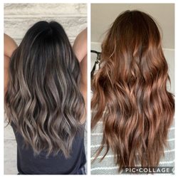 East Main Salon - What I wanted on the left.... what I ended up with