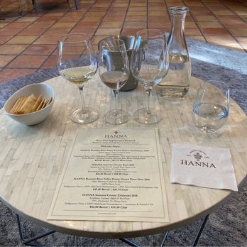 Hanna Winery - A wonderful tasting at Hannah Vineyards! - Wineries Near Me - Santa Rosa, California Hanna Winery - A wonderful tasting at Hannah Vineyards! - Wineries Near Me - Santa Rosa, California