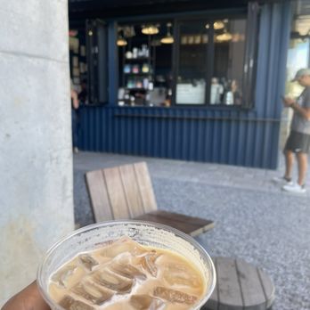 Brash Coffee - Iced latte with double coffee shot - Coffee & Tea Near Me - Atlanta, Georgia