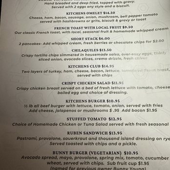 Kitchens Hardware and Deli - Breakfast menu updated - Diners Near Me - Mineola, Texas