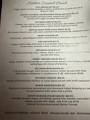 Menu photo 2 Kitchens Hardware and Deli Mineola, TX