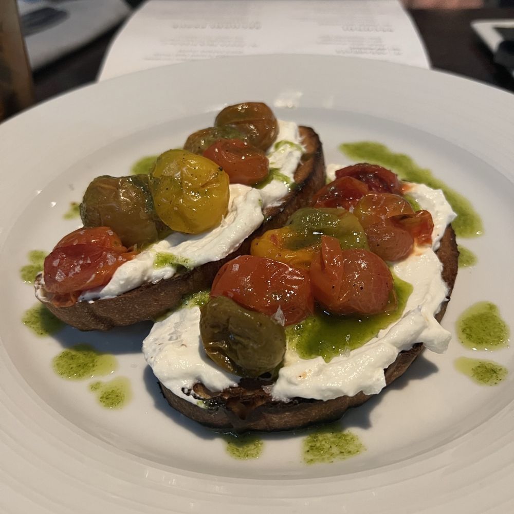 Plate - Tomato + Ricotta Bruschetta - Italian Near Me - Leawood, Kansas