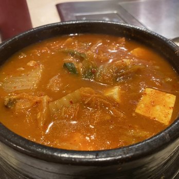 Million Restaurant - Kim chee soup. Very very salty and no recommended unless you want a stroke - Korean Near Me - Honolulu, Hawaii