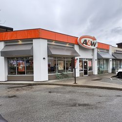 A&W - Exterior on a wet day.....
