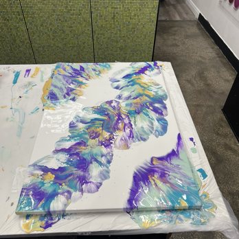 Abstract Orlando - Finished canvas - Art Galleries Near Me - Orlando, Florida
