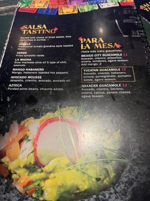 Menu photo 1 Agave Underground Fort Collins, CO
