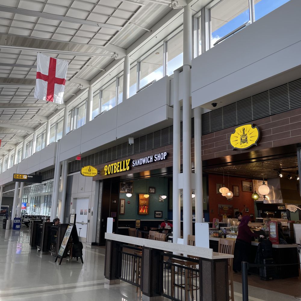 Potbelly - Concourse B storefront, near Gate B44 - Sandwiches Near Me - Dulles, Virginia Potbelly - Concourse B storefront, near Gate B44 - Sandwiches Near Me - Dulles, Virginia