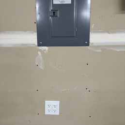 New electrical outlet