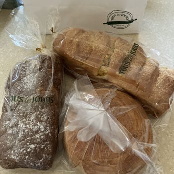 Tous Les Jours - A few of the sweet bread loaves - Bakeries Near Me - Bellevue, Washington