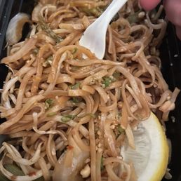 Pad Thai! I opted for vegetarian. Pad Thai! I opted for vegetarian.