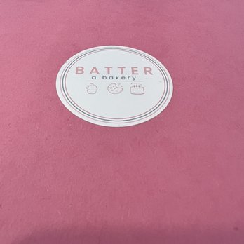 BATTER - a pink box with a logo on it - Desserts Near Me - Hammond, Louisiana