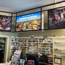 Historic Fredericksburg Visitors Center - Main counter.