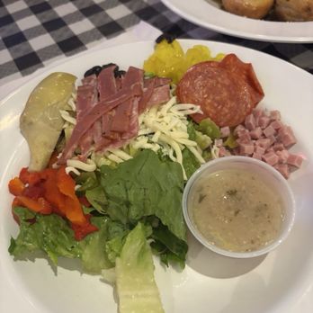 Bada Bing Pizza - 1/2 of an Antipasto salad delish! - Italian Near Me - Fort Myers, Florida