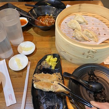Dough Zone Dumpling House - Seattle ID - Pork and Shrimp potstickers! - Shanghainese Near Me - Seattle, Washington Dough Zone Dumpling House - Seattle ID - Pork and Shrimp potstickers! - Shanghainese Near Me - Seattle, Washington