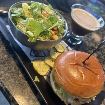 Topgolf - Cesar, chicken sandwich, expresso martini. (Tenders not pictured) - Golf Near Me - San Jose, California