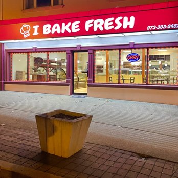 I Bake Fresh - a storefront at night - Desserts Near Me - Totowa, New Jersey I Bake Fresh - a storefront at night - Desserts Near Me - Totowa, New Jersey